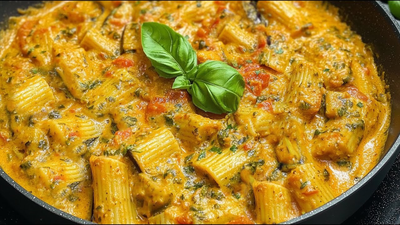 Delicious Italian Eggplant Pasta! I Would Eat It Every Day! TOP 2 Easy Recipes.
