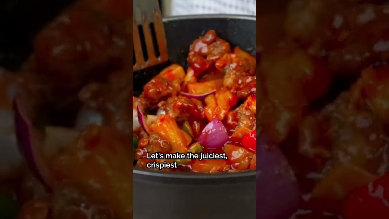😋 How to make Sweet & Sour Pork, like a Chinese chef #Shorts