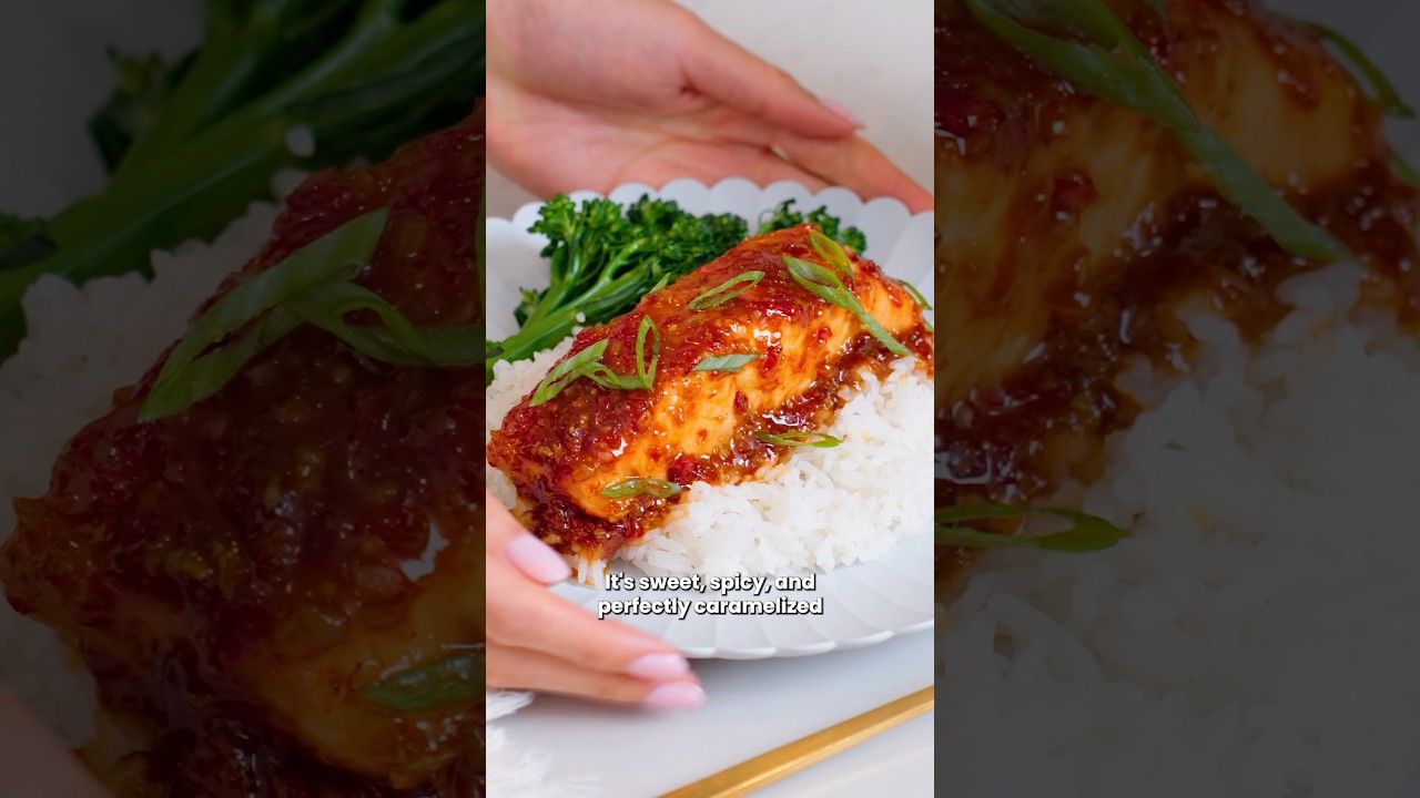 30 min Thai Sweet Chili Salmon 😍 #easyrecipe