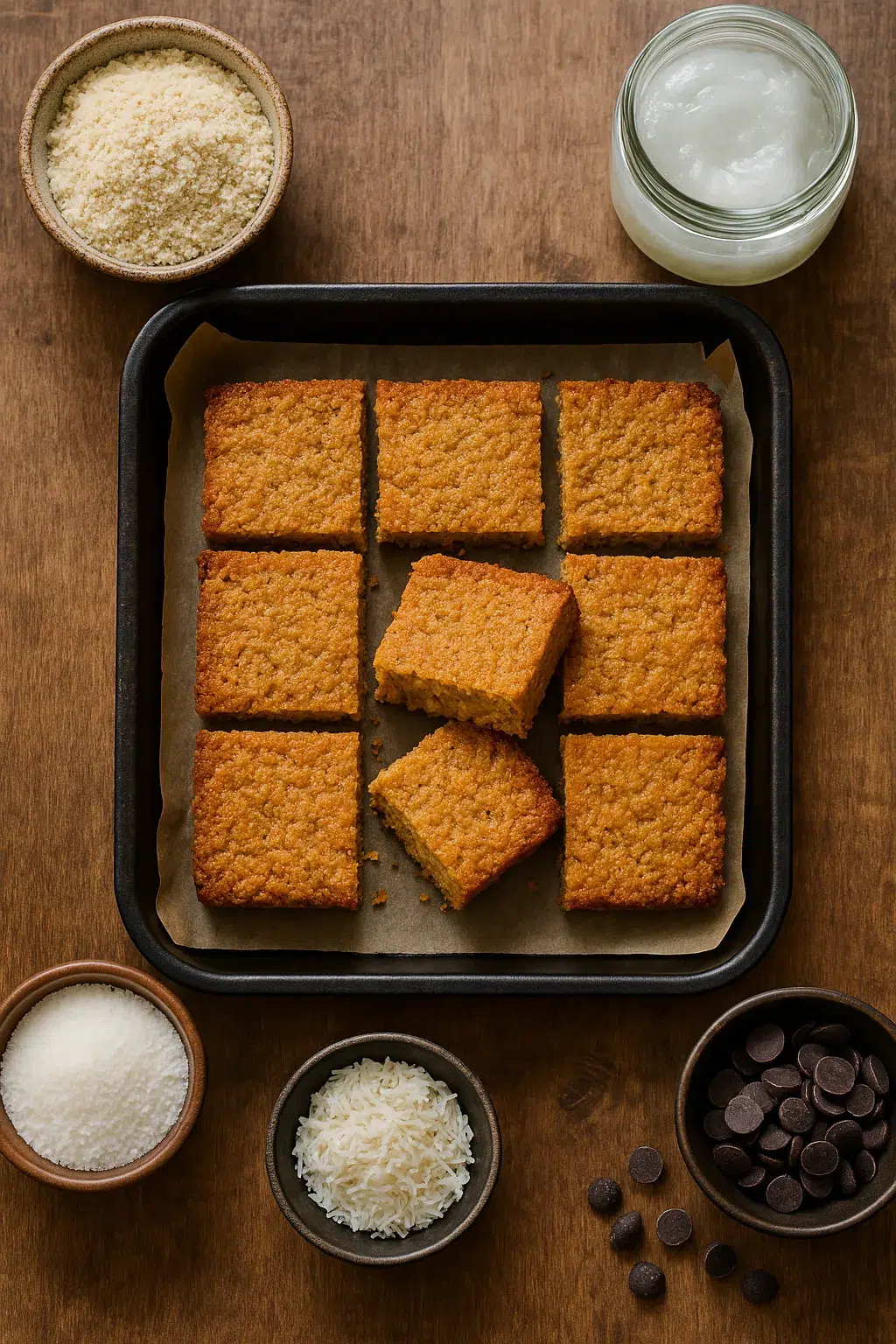 🥥 Keto Flapjacks Recipe (No Sugar!) | Almond & Coconut Flour Bliss