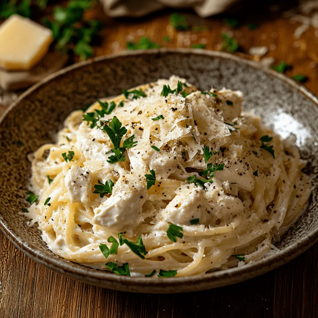 Creamy Boursin cheese pasta served in a rustic bowl, garnished with fresh parsley and black pepper, showcasing a rich and velvety sauce.